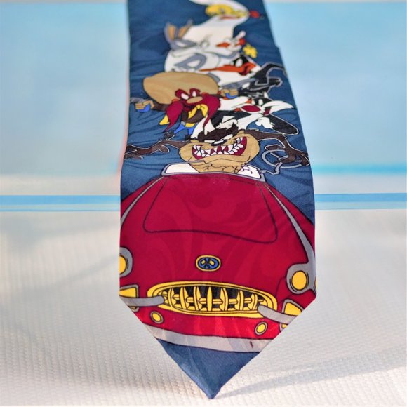 Warner Bros. Vtg 1996, Looney Tunes Necktie - Picture 12 of 16